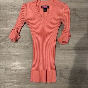 Say What? Coral Long Sleeve 1480